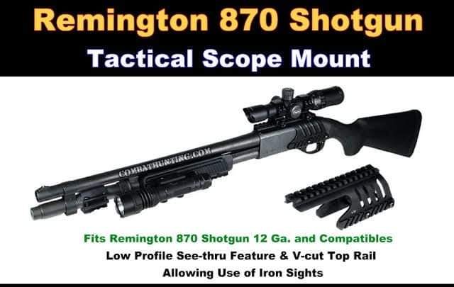 Shotgun with scope