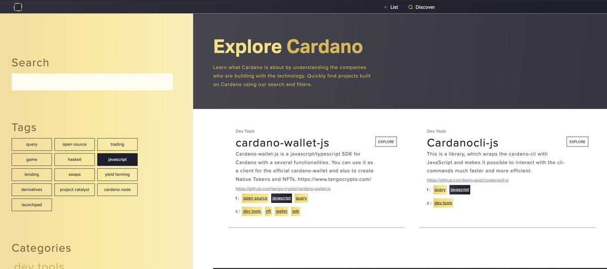 codemangos's tweet image. The JS filter is the best one.

@CardanoBuilt #builtoncardano  #cardanobuilt #cardanocommunity