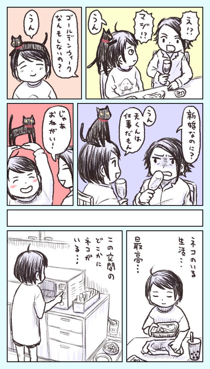 ネコを飼った事ない人のネコ漫画です 