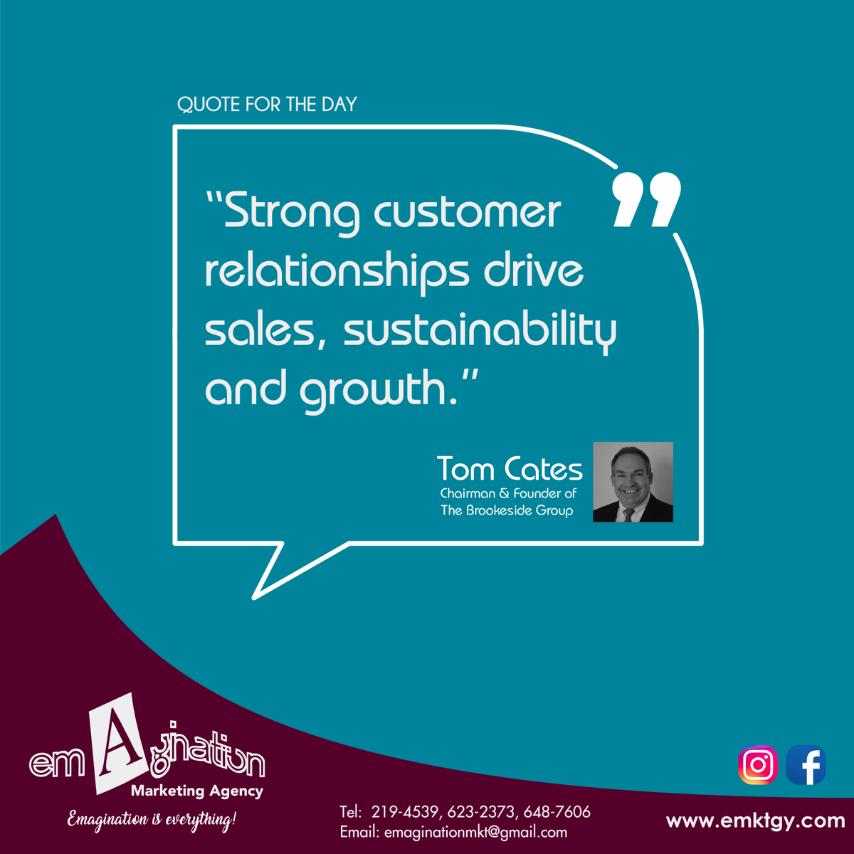 EmaginationMkt's tweet photo. The stronger the relationship is, the better the growth is. Do you agree ??

#Quote #Quoteoftheday #Relationship #Quotelife #lifequote #Design #Graphics #Customers #DesignGraphics #Marketingagency #AdvertisingAgency #Emagination https://t.co/HP11FPtN9N