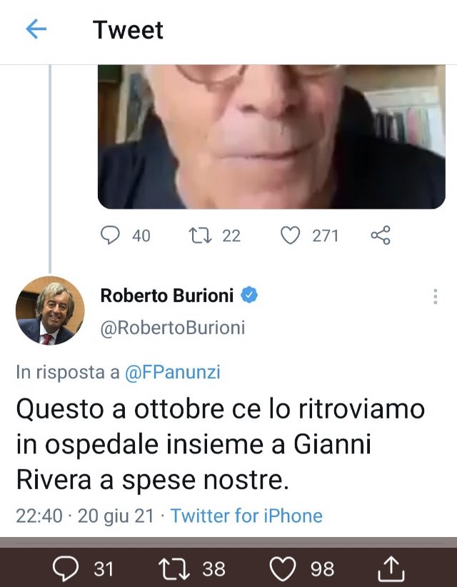 ZombieBuster5's tweet photo. Se ti metteranno in galera mi occuperò personalmente di una raccolta firme x toglierti i viveri 👋👋👋 https://t.co/2fJs5NZvsD