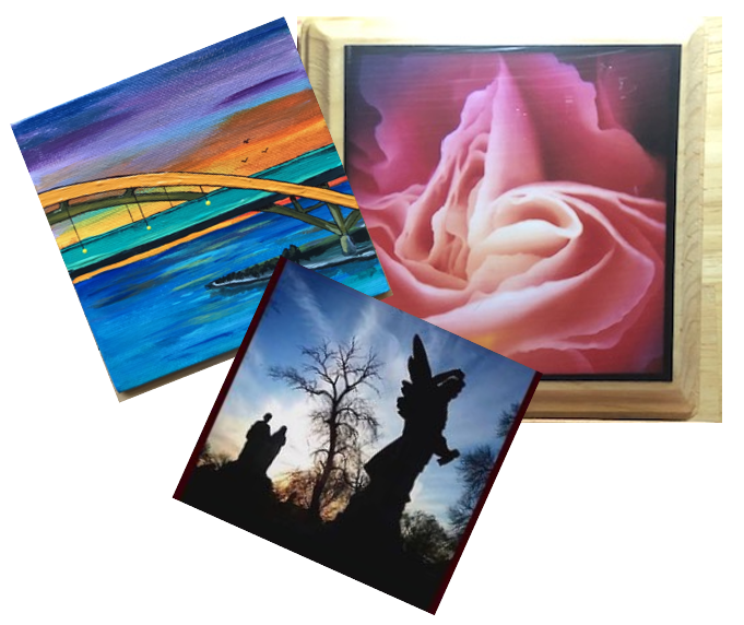 SprocketCafe's tweet photo. Are you ready to check out our 3 artists on Friday night? Juliet = mini art, Jil = 5x.5 photos on wood, Liz = upcycled vintage art &amp; photography. 3385 S KK, 5-9PM artists will be inside and outside the cafe. #art #photography #supportlocal https://t.co/efblbyTB1A
