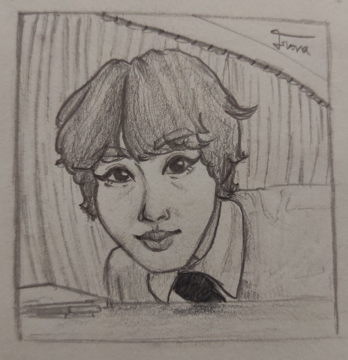 DrawsTrona's tweet photo. Tiny peaking Seokjinnie 🥺🐹
#btsart #art #pencilart #BTSJIN
. 
. Late but happy #200DaysWithAbyss https://t.co/4nSmyoeHob