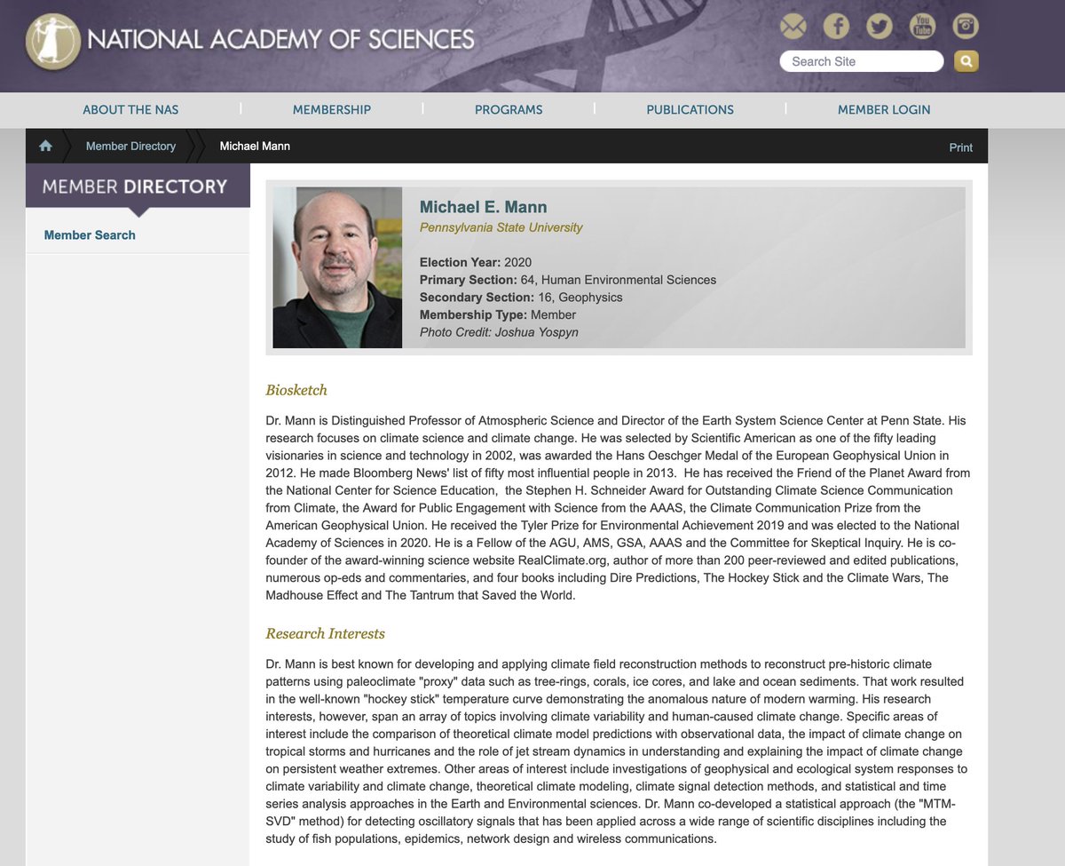 MichaelEMann's tweet photo. My research interests are varied (see below), but they continue to include paleoclimate &amp; the lessons we can &amp; cannot draw from it. I will be providing my thoughts regarding possible research priorities for the community moving forward. [THREAD]
#P2C2 @theNASciences @NSF
🧵[1/6] https://t.co/JI9Z2UyBqq