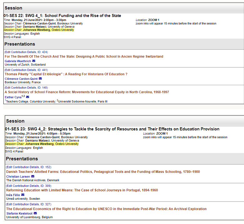 Inspiring presentations on the #histed of educational funding at our #ische42 SWG so far. After the break: Danish teachers, Portuguese school journeys, and the educational economics of the right to education