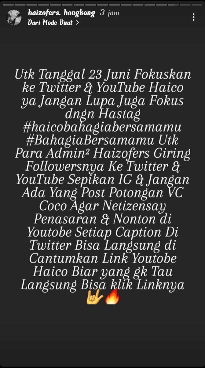 Pesan Admin Qt Gessss...
Qt ramaikan d hari-H ya Gessss...
 Bismillah semangat H-2 Menuju Hari Bahagia
#haicobahagiabersamamu
#Bahagiabersamamu