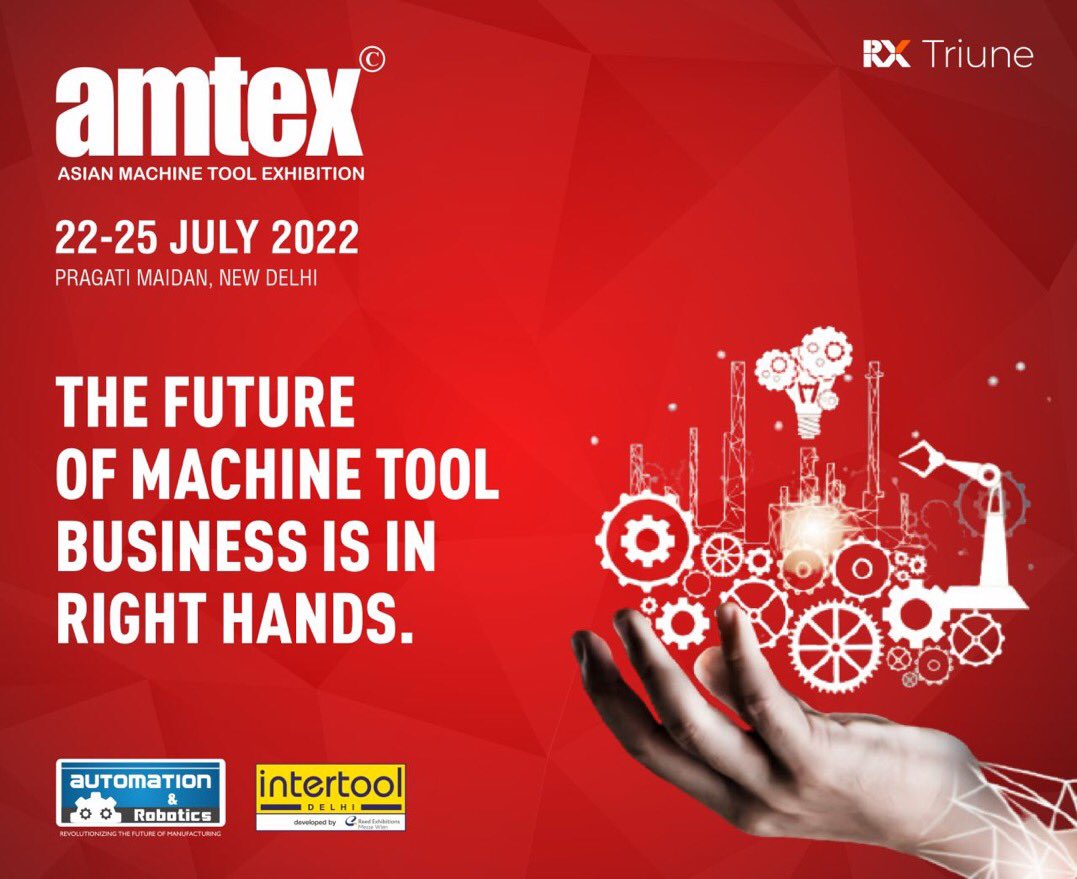 Years of trust in machine tool sector. We at RX global deliver the right set of visibility for your products to the relevant audience. Be a part of the legacy and generate new business lead #Amtex #Machinetool #Metalcutting #automation #robotics  #machinery #metalcutting #CNCxBOT