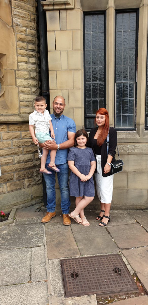 Auralay21's tweet photo. @Stantclayton Tommy finally had his Baptism yesterday after it was cancelled last year 💒🥰 it was a lovely day! https://t.co/yEmmQBO5Ks