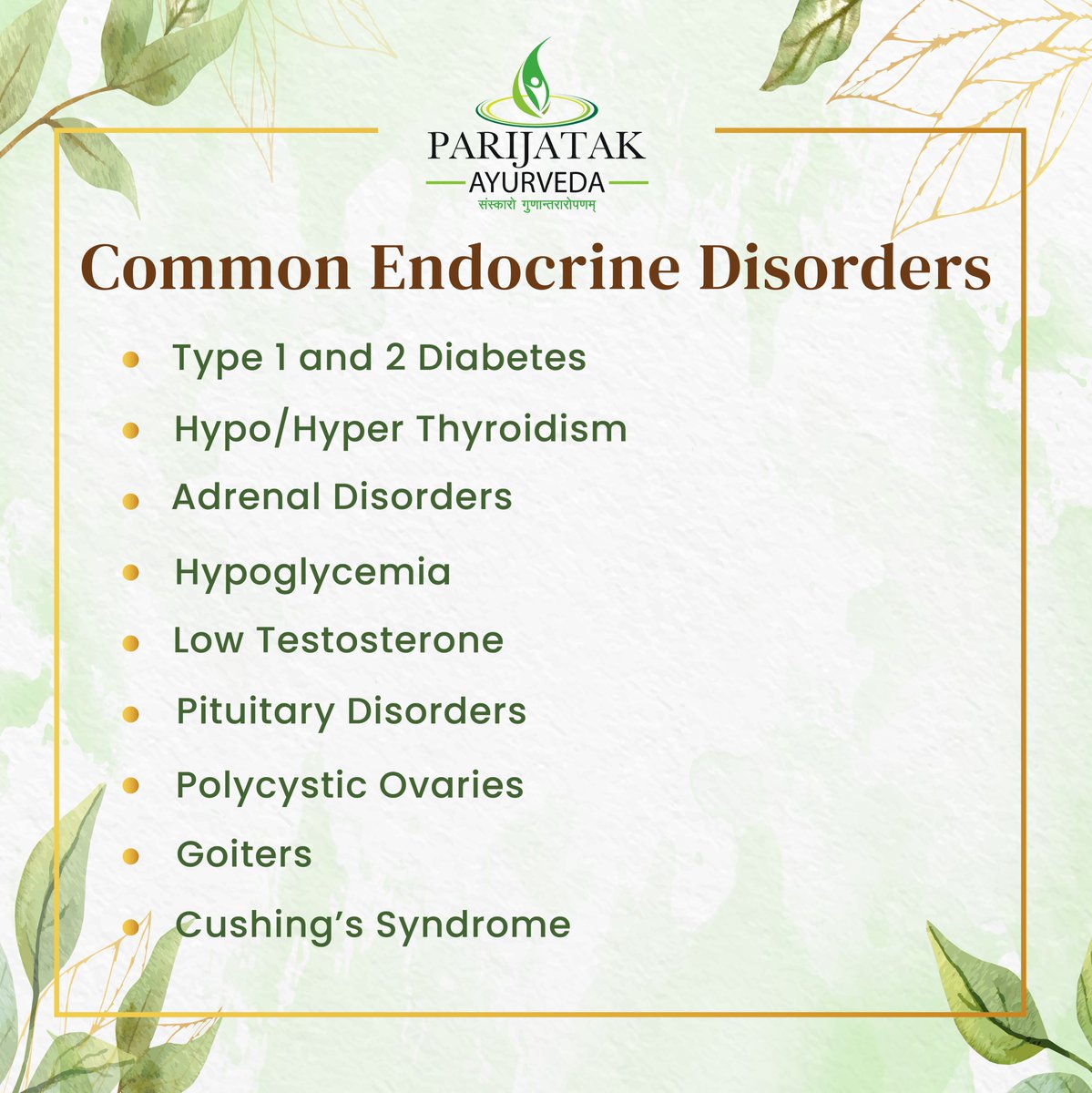 parijatak_'s tweet photo. These are some of the common endocrine disorders _
Consult with an expert :-https://t.co/kkrtdYjW2p

#endocrinedisorder #endocrinegland #ayurveda #ayurvedictreatment #ayurvedaevryday #ayurvedic #endocrinetherapy #ayurvedicway #disorder #diabetes https://t.co/elQm89bYYh