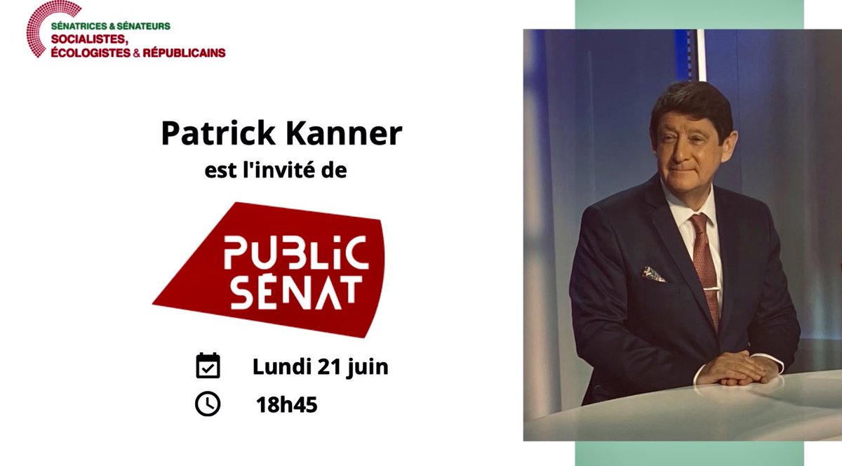 PatrickKanner's tweet photo. 📺🎙 📺 Retrouvons nous à 18h45 sur @publicsenat dans #Allonsplusloin pour debattre des résultats du premier tour des élections régionales https://t.co/NSOh8CC0fB