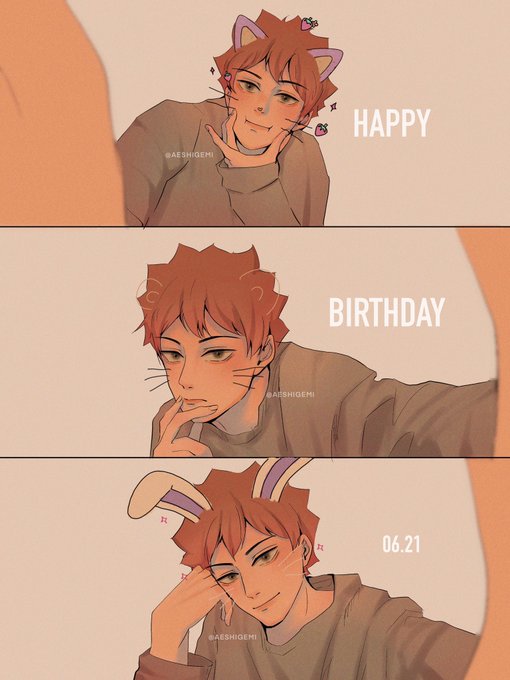 Happy birthday, my sunshine! ☀️
#日向翔陽生誕祭2021
#日向翔陽生誕祭2021 