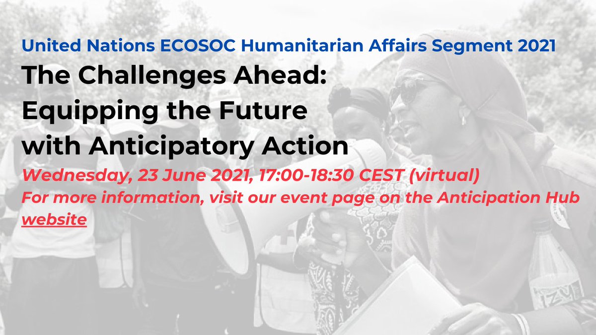 FAOemergencies's tweet photo. 🗓️ SAVE THE DATE | Tune in on June 23 to learn how @FAO and its partners are using #AnticipatoryAction to Strengthen humanitarian assistance around the world 🌏 #ECOSOCHAS

💻 Register here: https://t.co/UJR9XlKymp
📖 Read more on this: https://t.co/a8Kz6pzpw5 https://t.co/ryZL2W2Fad