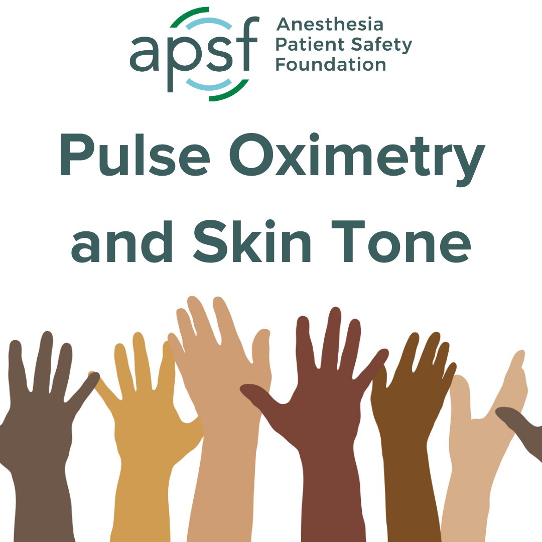 APSF (@apsforg) on Twitter photo In the newest #APSFNewsletter, authors Jeff Feldman, MD & Meghan Lane-Fall, MD, MSHP take a deep dive into the evidence for the APSF Statement on #SkinTone and #PulseOximetry. Interested in learning more? Click the link below!
apsf.org/article/apsf-s… ~ #anesthesia <a href="/mlanefall/">Meghan Lane-Fall, MD, MSHP, FCCM</a> In the newest #APSFNewsletter, authors Jeff Feldman, MD & Meghan Lane-Fall, MD, MSHP take a deep dive into the evidence for the APSF Statement on #SkinTone and #PulseOximetry. Interested in learning more? Click the link below!
apsf.org/article/apsf-s… ~ #anesthesia <a href="/mlanefall/">Meghan Lane-Fall, MD, MSHP, FCCM</a>