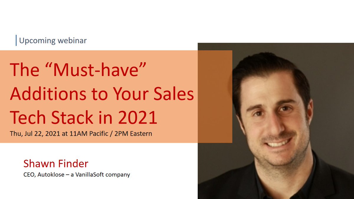 SMMConnectus's tweet photo. 7/22 WEBINAR @autoklose, https://t.co/ukLksn4Yb1 #selling #salestraining #SalesTechStack #SalesStack #SalesTechnology #SalesFunnel https://t.co/2gleFecXqW