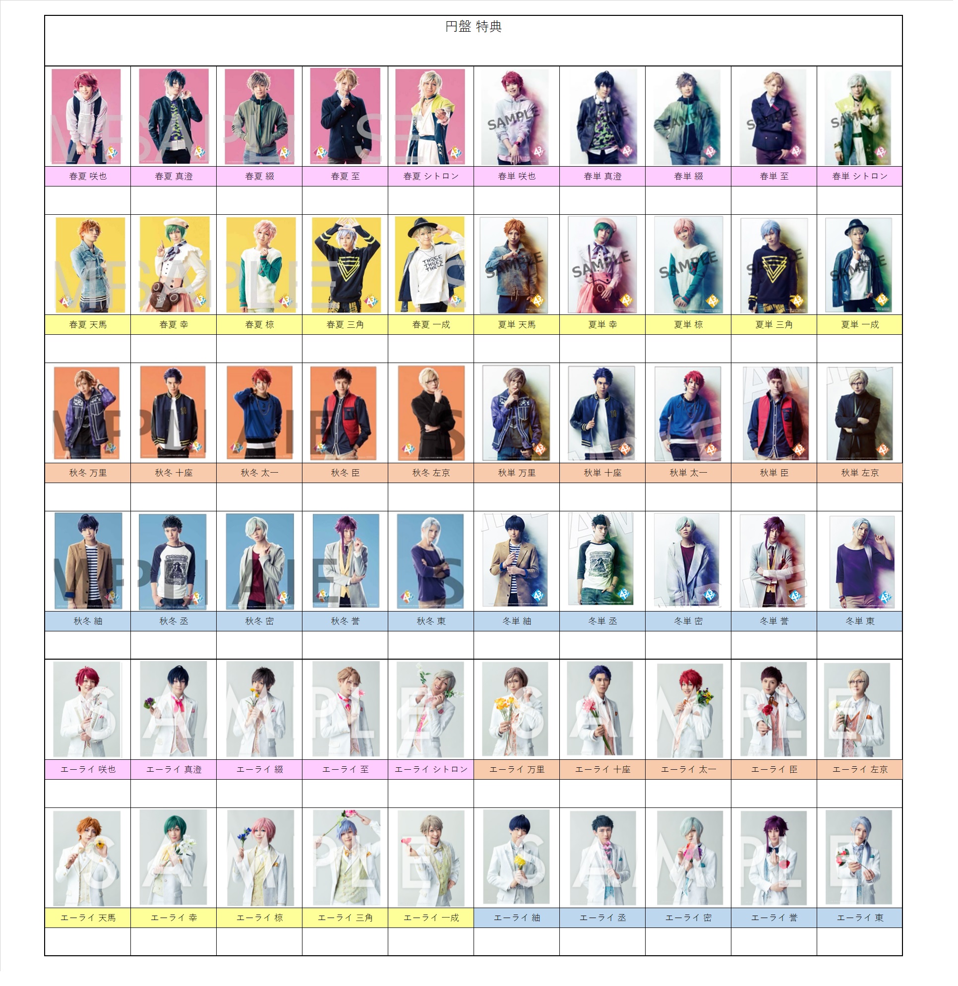 エーステ ブロマイド ランダムブロマイド GOODS | MANKAI STAGE