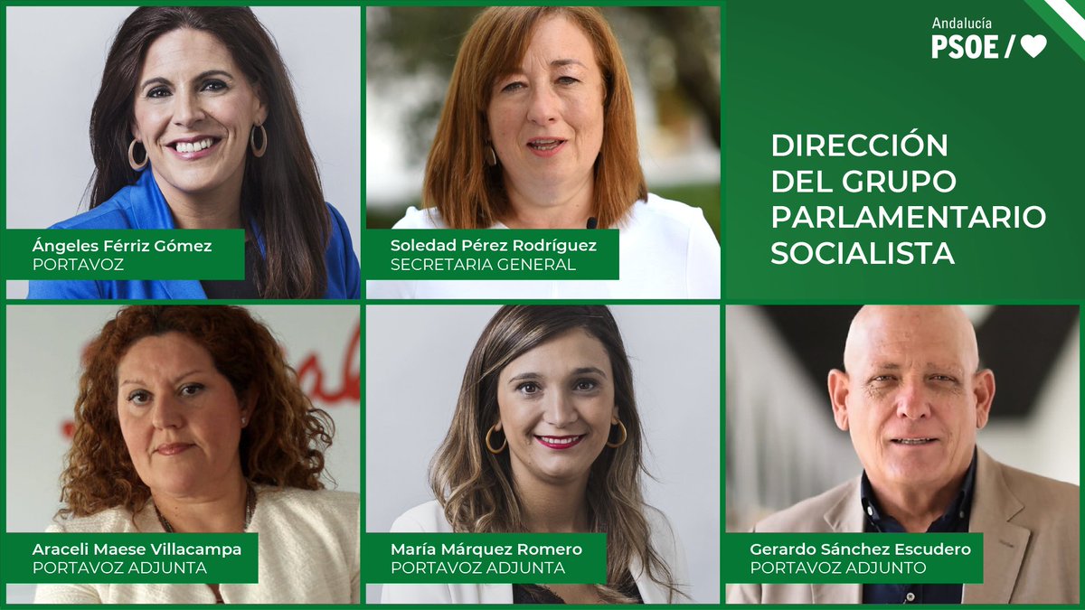 CristinaCabezon's tweet photo. Apoyo unánime de la Ejecutiva del @psoedeandalucia🇳🇬 a la nueva dirección del grupo parlamentario con @angelesferriz como portavoz  https://t.co/q5hcImw3MF
#RenovaciónPSOEA🔝
#ElCambioParaGobernar🌹
#ElCambioEsFeminista 💜 https://t.co/bpXkm8mhQM