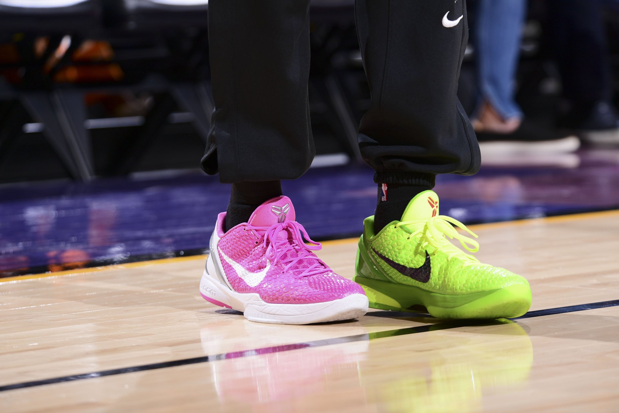 Kobe ad pink and cheap green