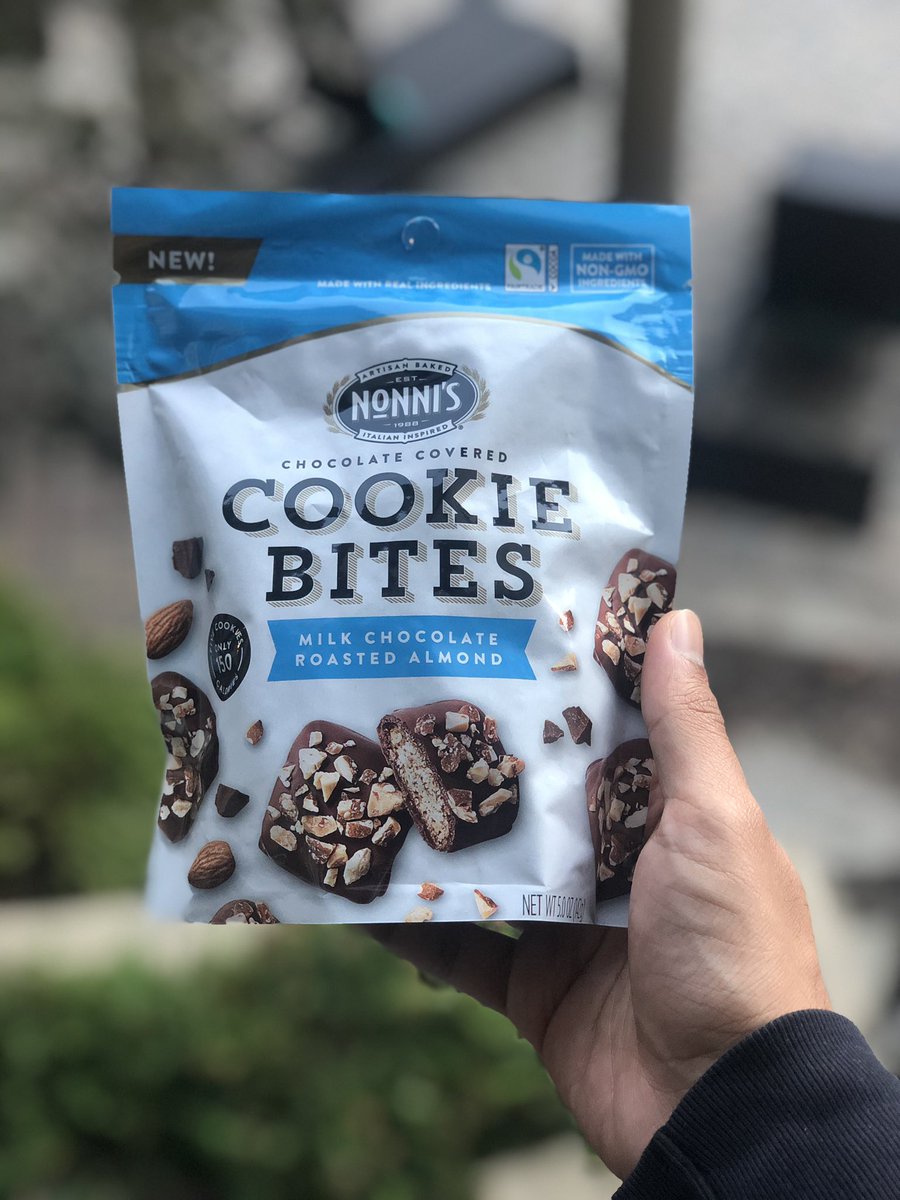 Snacks4TSD's tweet photo. Ep. 256 | Nonni's Chocolate Covered Cookie Bites (Milk Chocolate Roasted Almond) @NonnisFoods

https://t.co/igKnsD8H2E

#snackstagram #instasnacks #foodiesofinstagram #foodstagram #instaeat #foodpodcasts #snackreview #grocerystoresnacks #food #podcasts #snacks #snacks4tsd https://t.co/k2dQ3tNq1W