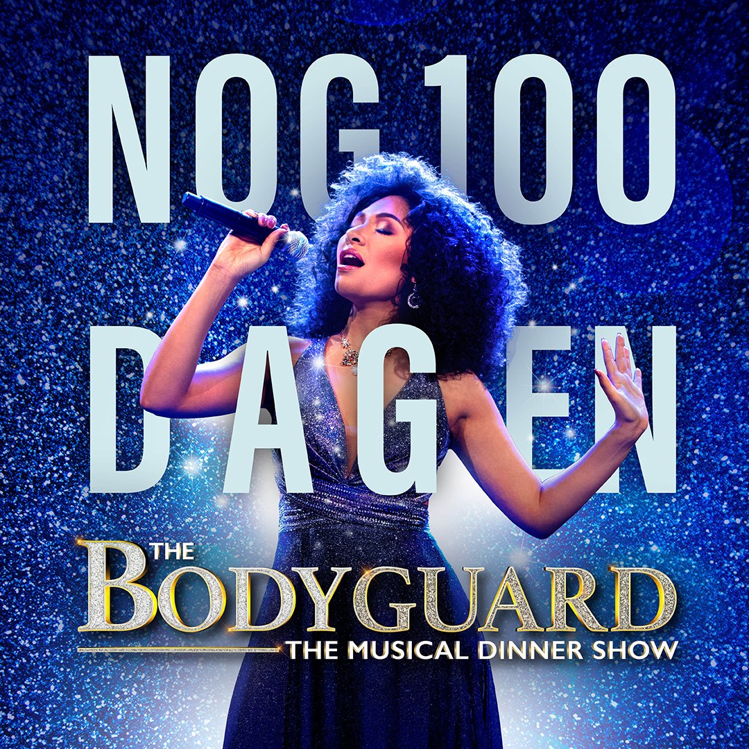 Nog 100 dagen en het is zover: de première van The Bodyguard, the musical dinner show in Studio Zuid te Antwerpen.  Heb jij je tickets al geboekt?  
Tickets &amp; info via bit.ly/3qcrnsi

#TheBodyguard #musichallLIVE #dinnershow #musical #thebodyguardmusical