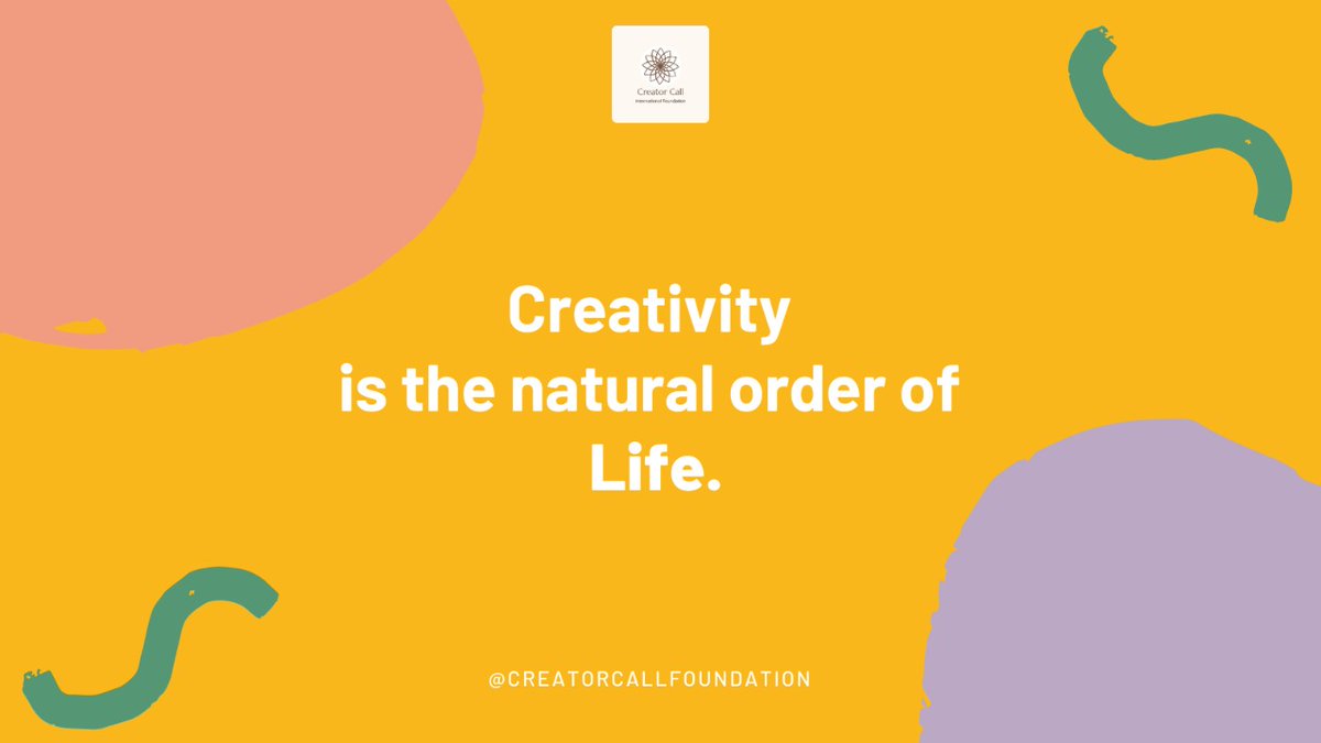 ccif_page's tweet photo. Creativity is the natural order of life.
Website :- https://t.co/nwPIJkUqbn
#creatorcallinternationalfoundation #creatorcallfoundation #ngo #CCIF #education #myministryclub #volunteerjob #helpinghands #staysafe #stayhealthy #support #nature #creativity #natural #life https://t.co/0v6KGP1UGv