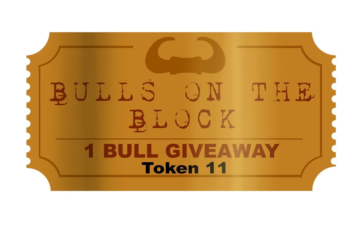 🚨 It is TIME... Collection Giveaway 24H 🚨

➡️ Win one of the first BULLS that will ever be minted! Ends 22/06 4PM CET

1️⃣ Follow @bullsontheblock
2️⃣  Retweet and tag a friend that should be #bullishonbulls

We are soo close!  Share the 💕and spread the word, #bullievers

#BOTB