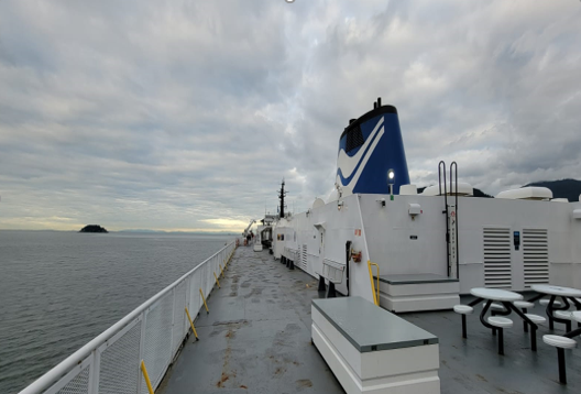 Yes, we even get on ferries to do our energy audits! When you're searching for energy savings it's even more enjoyable traveling by ferry on the high seas! #energysavings #LEDlighting