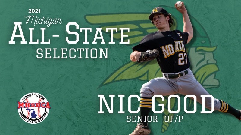 Congrats to our guy @nicgood1 on his All State Selection. What a great honor for an even better person! @bgsu_baseball got a good one!