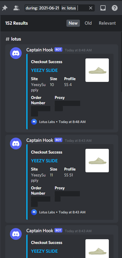 150+ Slides today, thanks to the 👑 <a href="/LotusLabs/">Lotus Labs</a> 

🤖 <a href="/LotusLabs/">Lotus Labs</a> 
🌎 <a href="/bigboyproxies/">BigBoyProxies</a> / @HypeProxyGen 
🤝 <a href="/SoleSpecialists/">Sole Specialists</a> 

Can't wait for the rest of the week 😈