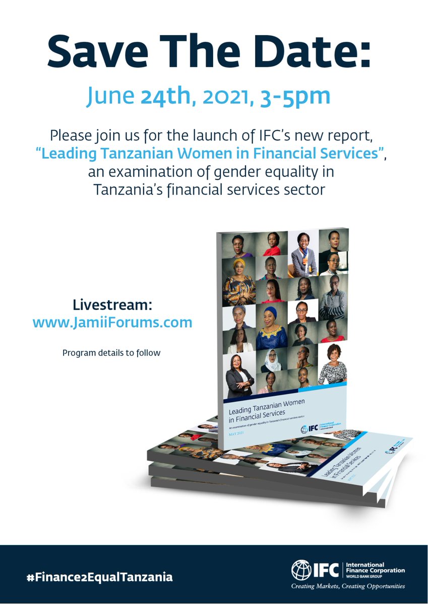 Save the date! Next Thursday, June 24th IFC’s new report, “Leading Tanzanian Women in Financial Services” will be launched.

Lilian Mramba, member of GBF's Senior Management Team, is featured in this report, which examines gender equality in Tanzania’s financial services sector.