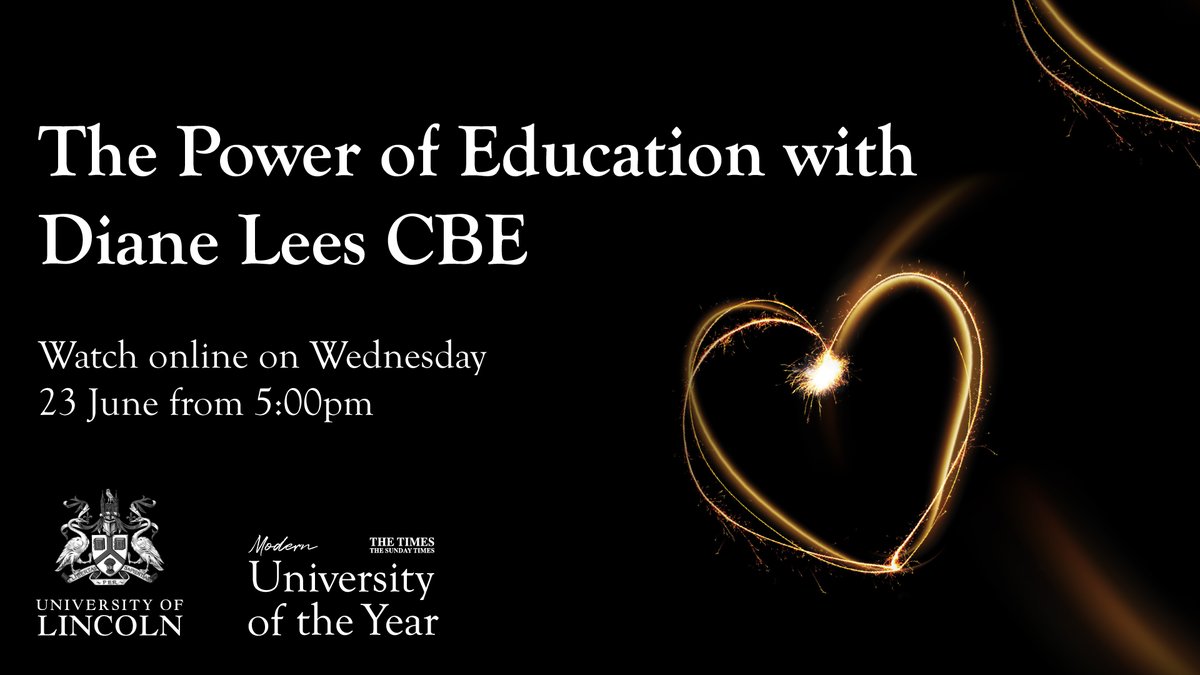 University of Lincoln, UK (@unilincoln) on Twitter photo Explore the power of education to change the world in our latest live Q&A with Diane Lees CBE, Director General of Imperial War Museums. <a href="/I_W_M/">Imperial War Museums</a>
📅 Wednesday 23 | 5pm | Website, Facebook or YouTube Explore the power of education to change the world in our latest live Q&A with Diane Lees CBE, Director General of Imperial War Museums. <a href="/I_W_M/">Imperial War Museums</a>
📅 Wednesday 23 | 5pm | Website, Facebook or YouTube