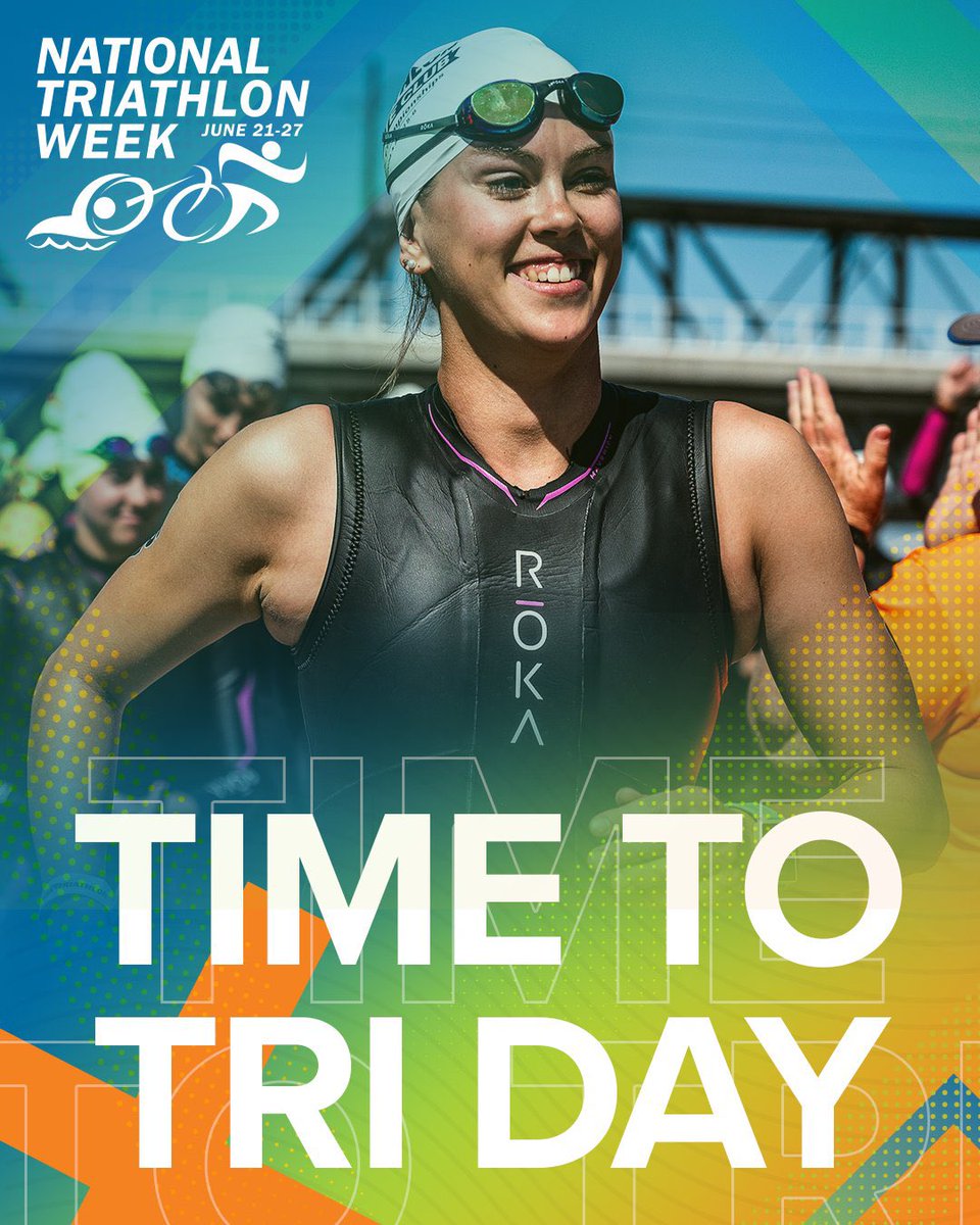 Good morning and happy NATIONAL TRIATHLON WEEK! 🎉

Today is Time to Tri Day! Interested in the sport? Or have a friend who's thinking about trying triathlon? MyTimeToTri.com is the perfect resource to help beginners learn more and get started in their journey. 

#TriWeek
