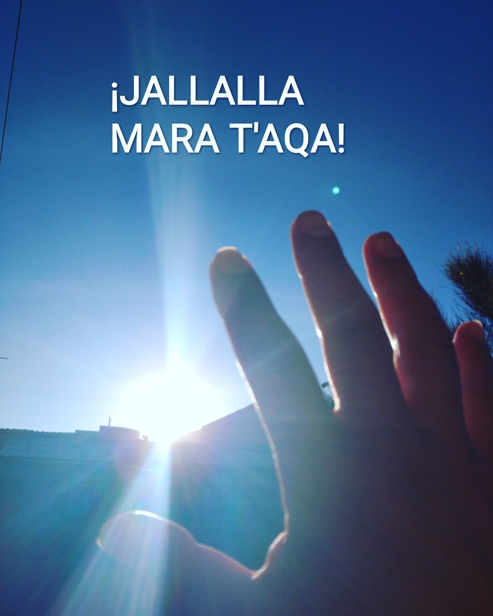 ELIASREYNALDO's tweet photo. #WillkaKuti
¡JALLALLA MARA T'AQA!
#Aymara https://t.co/Uj2dX9vcdt