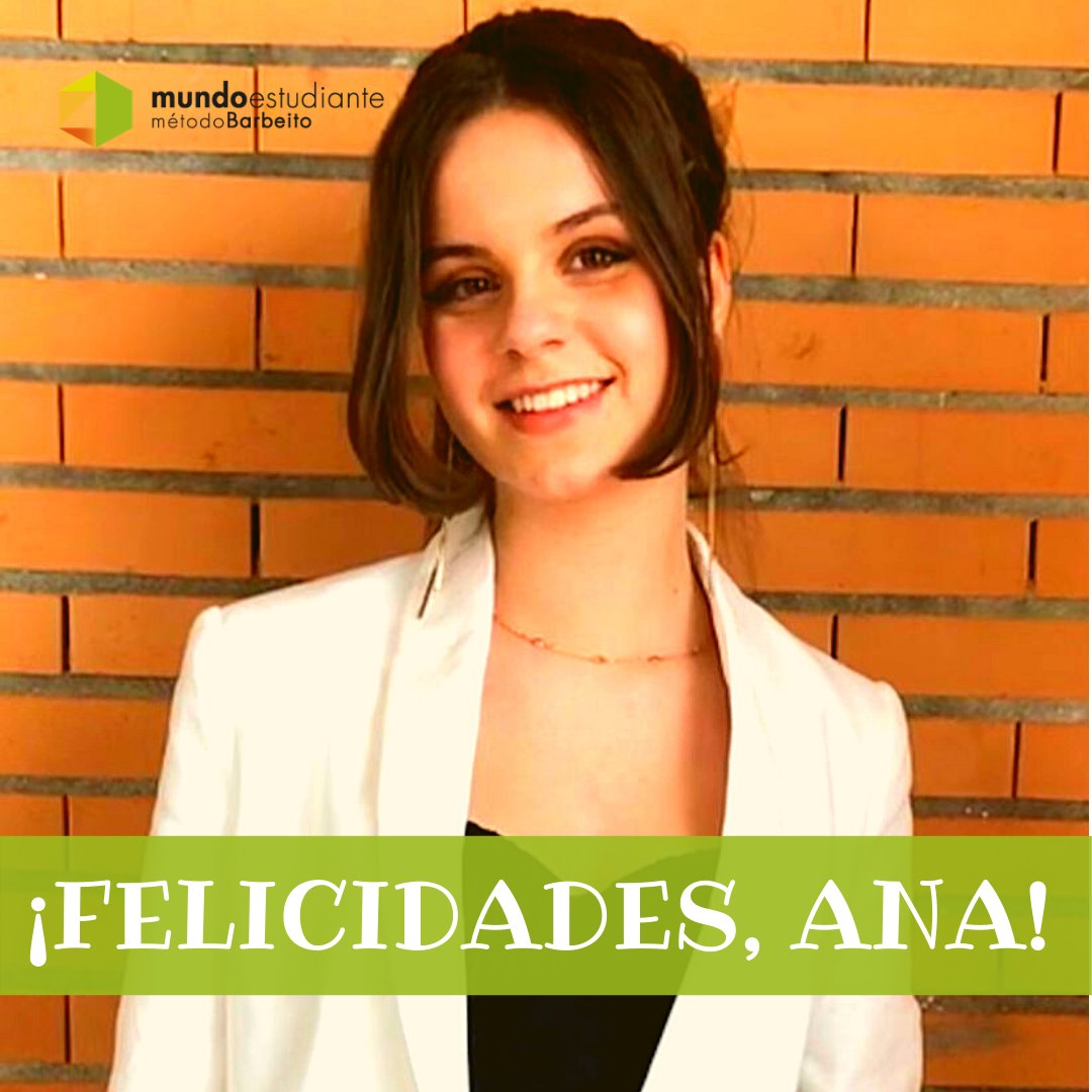 🤩 Nuestra querida @annaaoliva_ ha sacado un 13,36 en la #EvAU2021. Desde <a href="/mundoestudiante/">Mundo Estudiante</a> queremos darle la #enhorabuena. La constancia y la decisión lo consiguen todo.
.
.
#mundoestudiante #metodobarbeito #examenes #EvAU