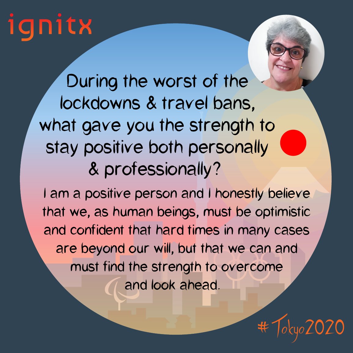 ignitx_sports's tweet photo. #IGNITX Countdown to #Tokyo2020 campaign features Sonia Almeida 🇧🇷 who will be in Tokyo as the IF 🚴🏻Services Supervisor!
Read Sonia's full interview 🎙 here - https://t.co/9nbF82mtHd https://t.co/EcjWLDxPxW