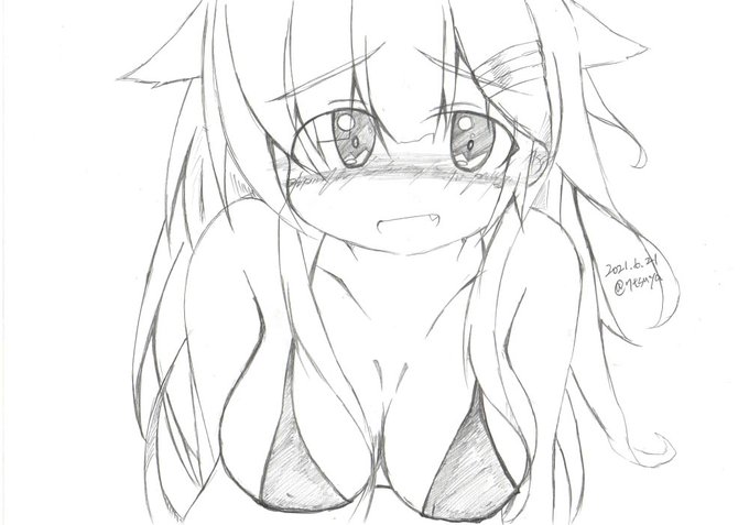 #艦これ版真剣お絵かき一本勝負
#艦これ版真剣お絵描き60分一本勝負_20210621
#夕立 