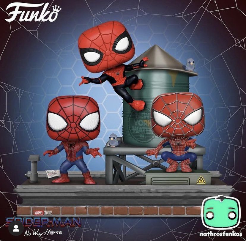 andrugeek's tweet photo. Fanart de lo que podrían llegar a ser los #Funkos del #Spiderverse 🤩🤩🤩 hecho por @nathrosfunkos https://t.co/S5wjJwssxt