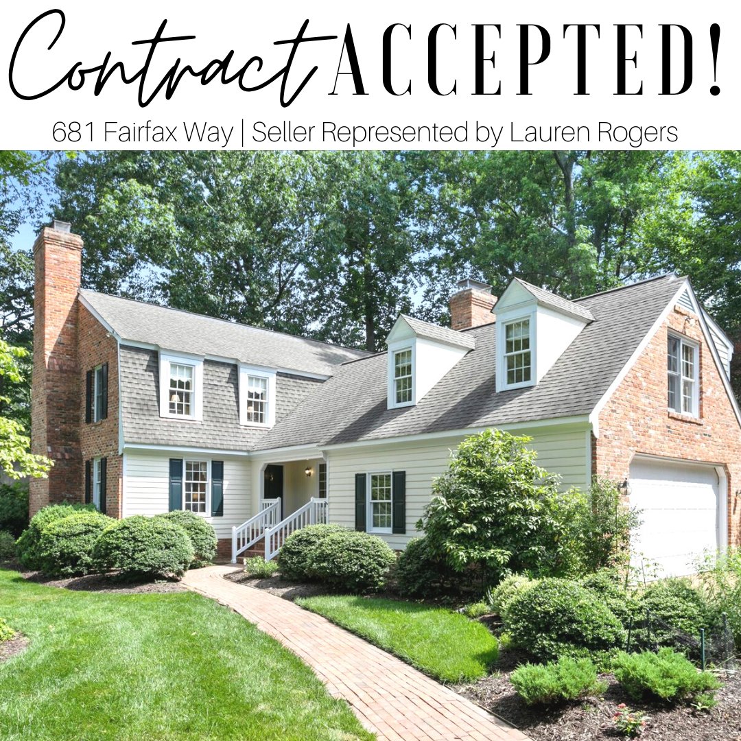 C O N T R A C T ✨ A C C E P T E D 
Congratulations to my wonderful clients on getting their home #undercontract this weekend!🏡
#yourwilliamsburgrealtor #yourkingsmillrealtor #listwithlauren #buywithlauren #williamsburgrealestate #williamsburgVArealtor #realestate #realtorlife