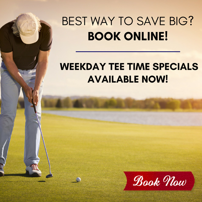 Saving money on your golf round isn't hard. 💰
Just book your next tee time online!