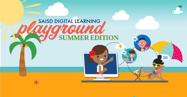 SAISD's tweet photo. ☀️ ¡El Ambiente de aprendizaje digital de SAISD está de REGRESO! Desde música a juegos y actividades familiares, tenemos lo que nuestros estudiantes necesitan para el aprendizaje cautivador de verano. ¡Haga clic aquí para acceder a la diversión de verano! https://t.co/qoSOZCJMKg https://t.co/liotpdSNZY