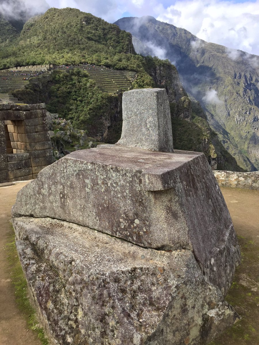 arrivedeh's tweet photo. Intihuatana at Machu Picchu. On The summer solstice, this stone carved from bedrock casts its longest shadow on the southern side.
#Solstice #SummerSolstice #MachuPicchu #Intihuatana #travelphotography #travelblog https://t.co/Fdo9jt2oac https://t.co/IJgFeBse6L