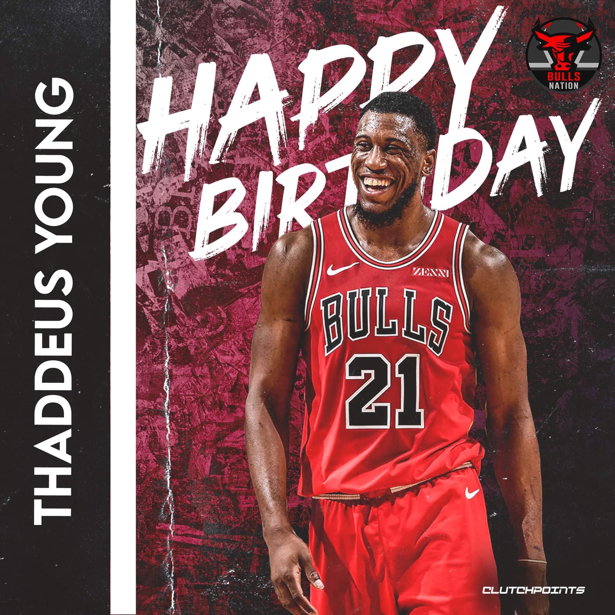 Join Bulls Nation in wishing Thaddeus Young a happy 33rd birthday!  