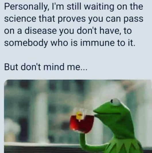 He obviously doesn't understand Our Settled Science. Talk about a total muppet. 😉