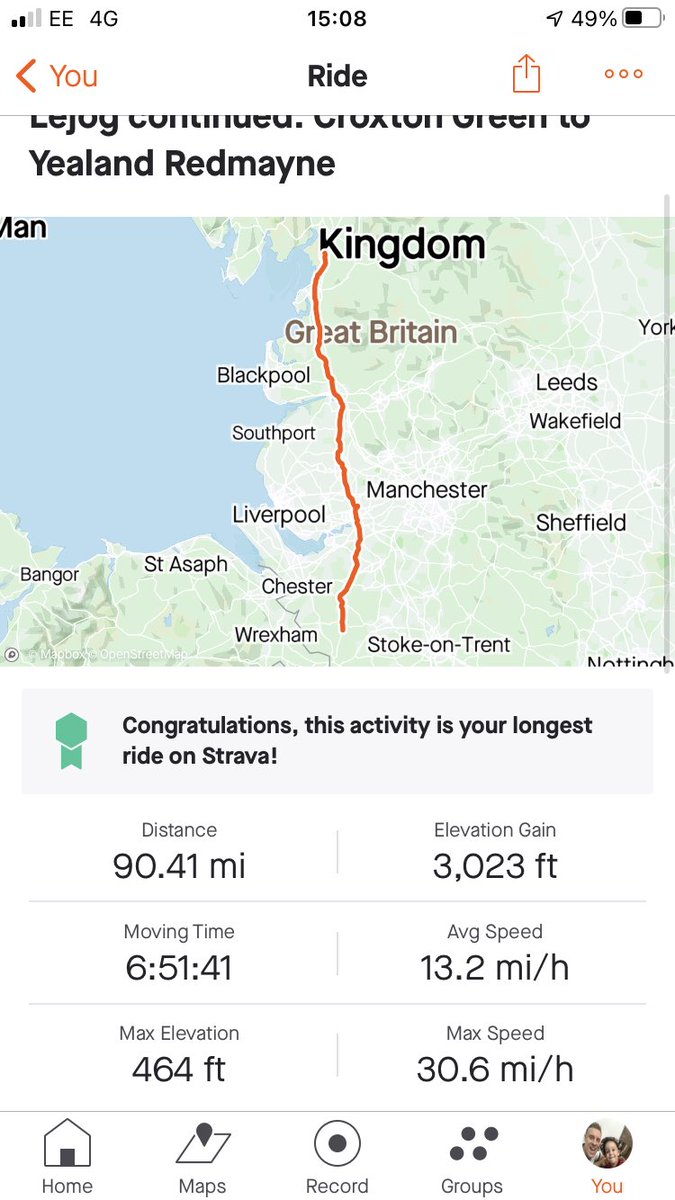 Potter_Runs's tweet photo. #lejog continued 🚴🏻‍♂️. A few punctures today but still pleased with my miles again @MindCharity #MentalHealthAwareness #MentalHealthMatters https://t.co/y8dlBSjO7B