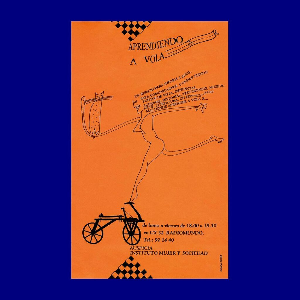 lapatriauy's tweet photo. Aprendiendo a volar
—
Programa de Radio · Radio program
—
Maca @yauguru_editorial
—
1992
—
@lapatria.uy
—
#afiche #poster #art #affiche #plakat #movieposter #advertising #design #graphicdesign #Uruguay #posters #designporn #artonpaper #designhistory #posterhouse #posterhous… https://t.co/qiws6HKyvZ