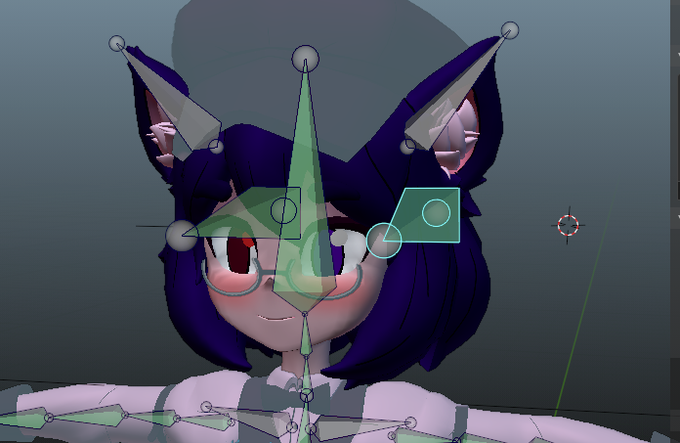 Did ya know that when ya rig characters with large Eyes.  the origin for the eye bones tends to be Way<a href="/tag/wip"class="tags"><span>#wip</span></a><a href="/tag/npr"class="tags"><span>#npr</span></a><a href="/tag/3dmodel"class="tags"><span>#3dmodel</span></a><a href="/tag/3dart"class="tags"><span>#3dart</span></a><a href="/tag/3dmodeling"class="tags"><span>#3dmodeling</span></a><a href="/tag/phos"class="tags"><span>#phos</span></a>