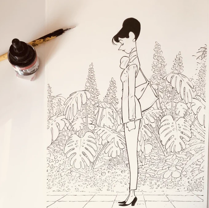 My first piece with Ink Dip Pen in years…
( still to go the tricky part: architecture)
wish me luck, my dears.
http://www.instagram/jordi_lafebre/ 