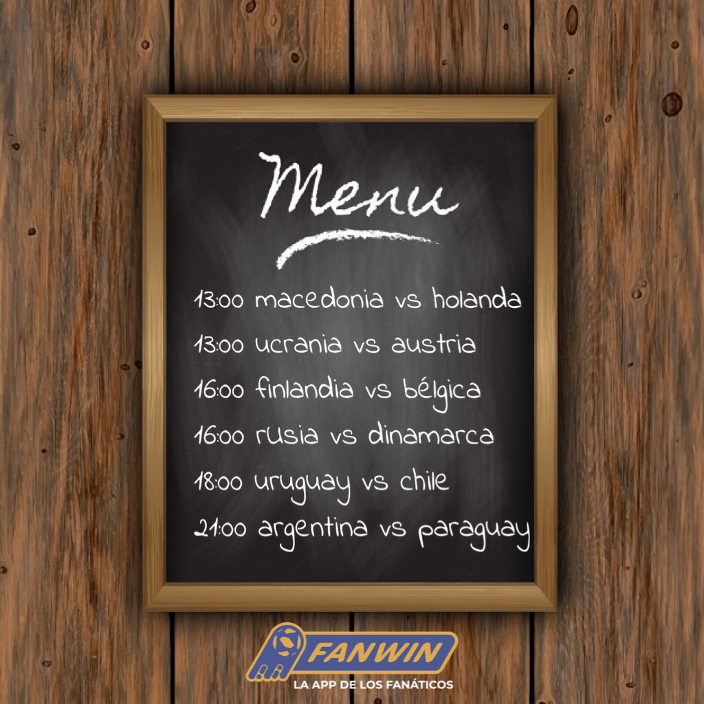 fanwinapp's tweet photo. Lunes repleto de fútbol 🍽⚽️
¿Cómo vienen esas pencas? 🤔
#FanWin #LaAppDeLosFanáticos https://t.co/5gbgZ6okDU