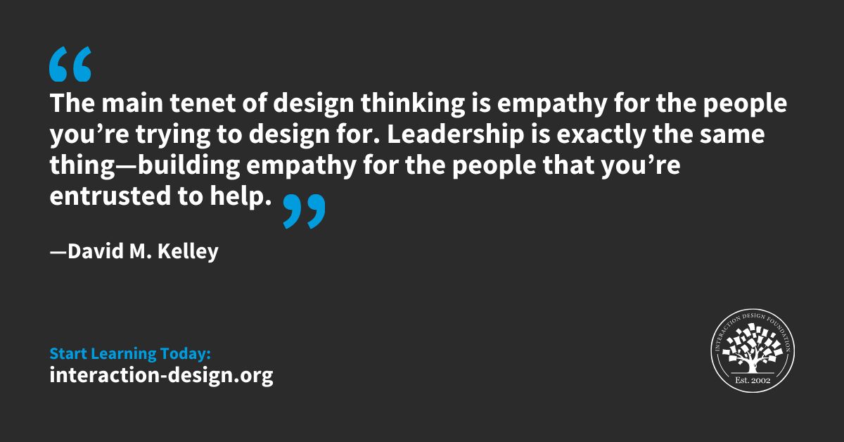 You can learn more about how to practise #empathy in #designthinking here: interaction-design.org/literature/top…