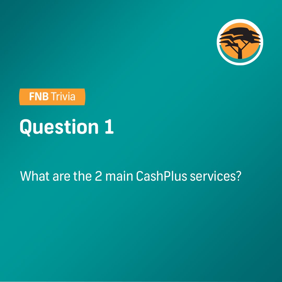 FNBEswatini's tweet photo. Stand to win an FNB hamper!

Answer any 2 of these questions and stand to be 1 of 2 winners.

#FNBEswatini #FNBTriviaThursday https://t.co/84zX2yV3xJ