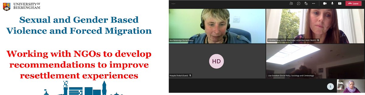 In partnership with <a href="/DOTW_UK/">Doctors of the World</a> we have been honoured to meet the representatives of NGOs from across the UK supporting migrant survivors of #SGBV &amp; #traficking. Thanks to all contributors for their viable recommendations for improvements in policy and practice <a href="/UoBSocialPolicy/">Birmingham School of Social Policy</a>